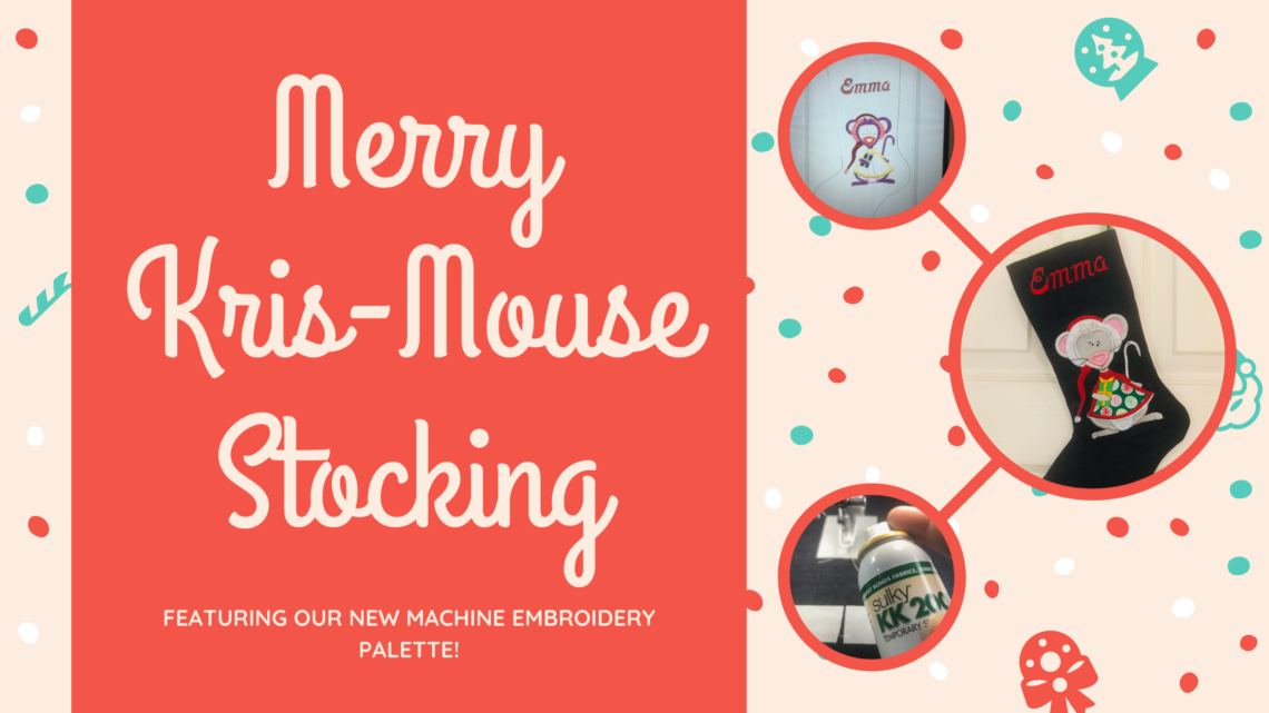 holiday stocking with Merry Kris-Mouse palette