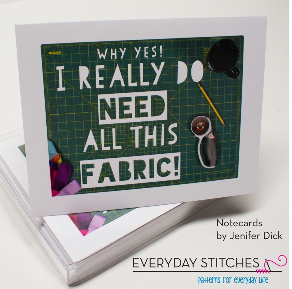 no-sew gifts note cards