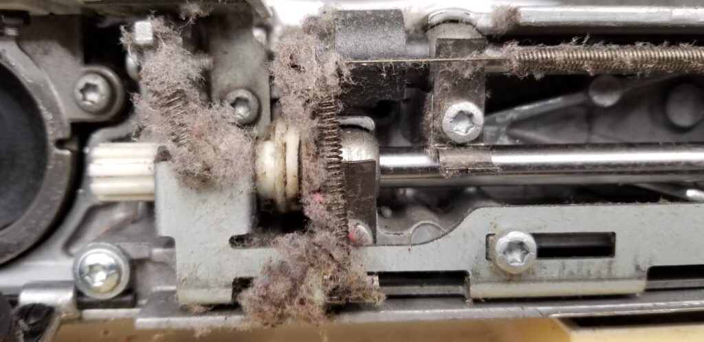 machine maintenance dirt