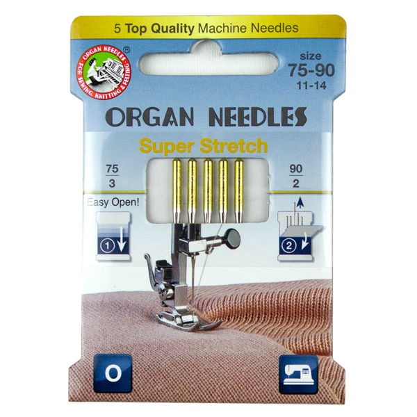 sewing stretch fabrics with super stretch needles