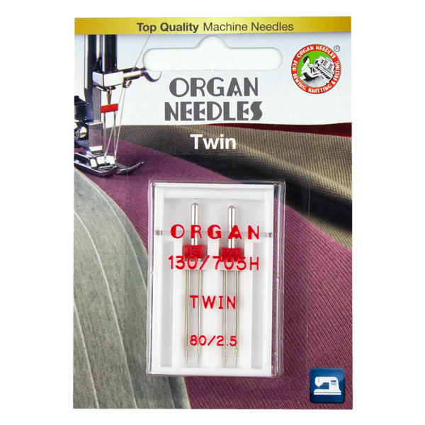 Twin Needle for stretch fabrics