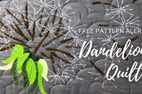 free Dandelion Quilt pattern