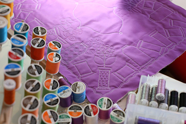 free-motion quilting