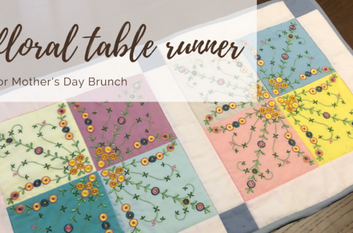 Mother's Day Table Runner