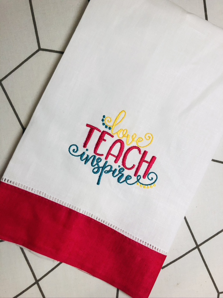 towel blank for teacher