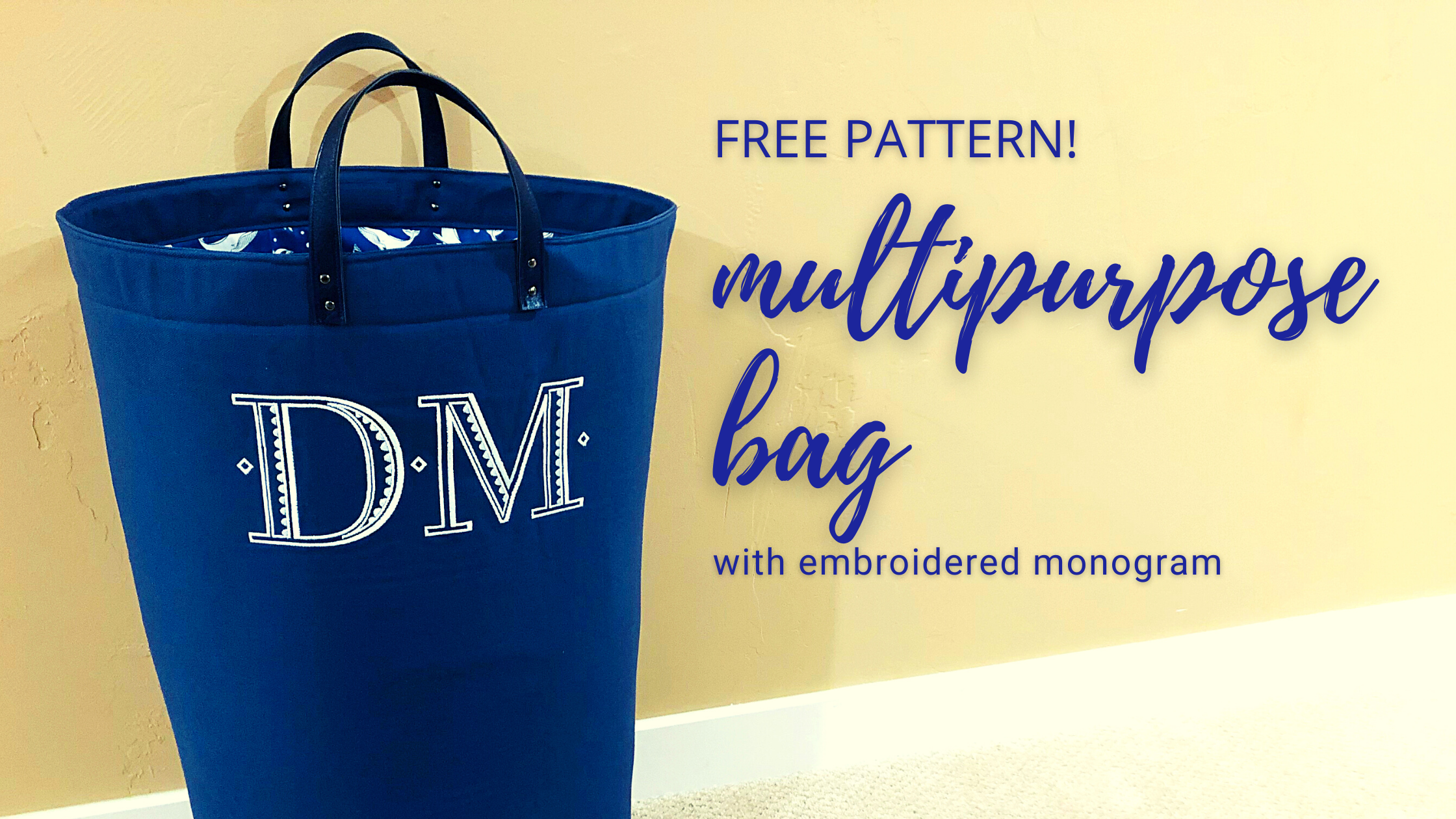 Multipurpose Bag - Free Pattern from Sulky - Sulky
