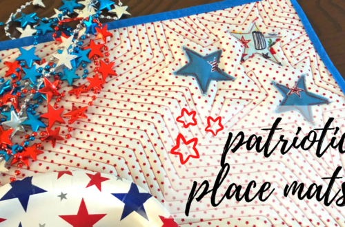 patriotic place mat