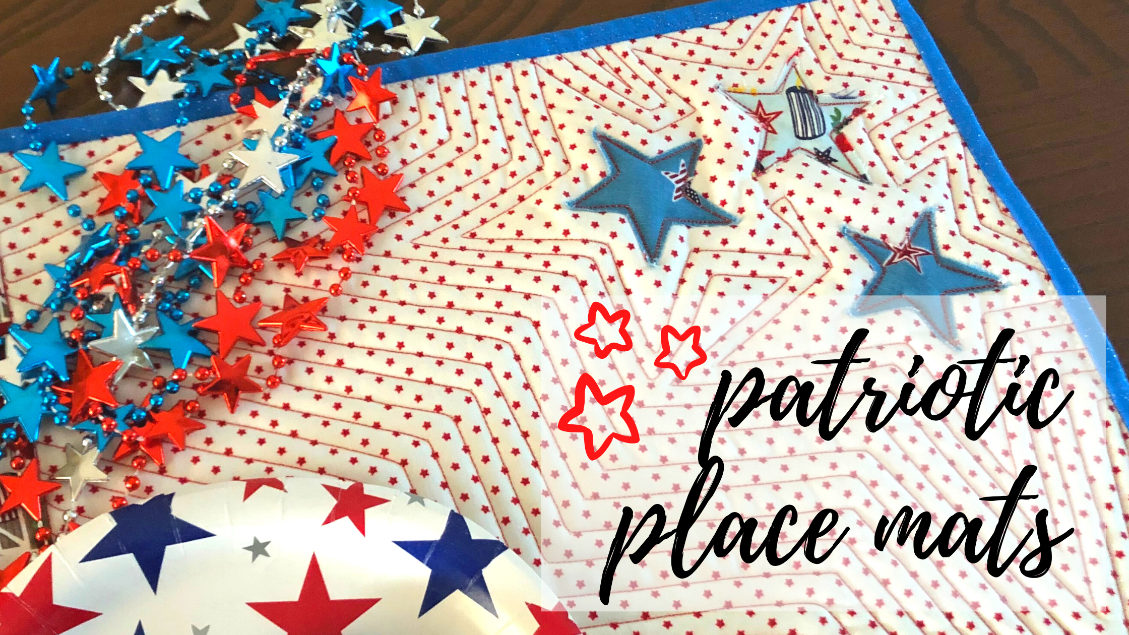 patriotic place mat