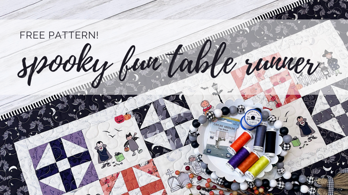 halloween table runner