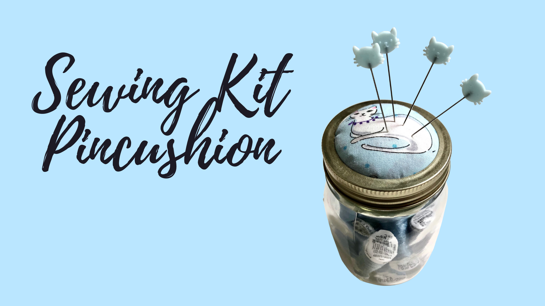 Cotton and Steel Mini Sewing Kit. Handmade. Travel Sewing Kit