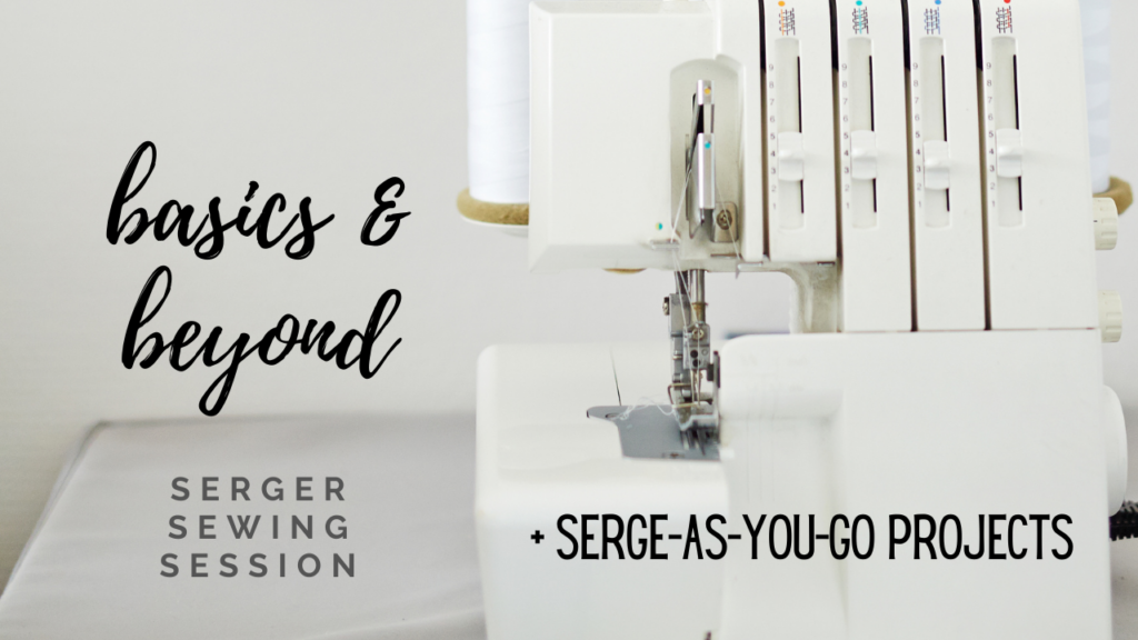 learn how to use your serger