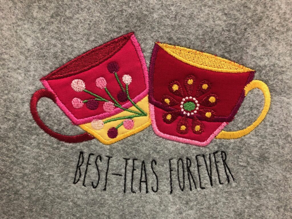 finished cup of tea design