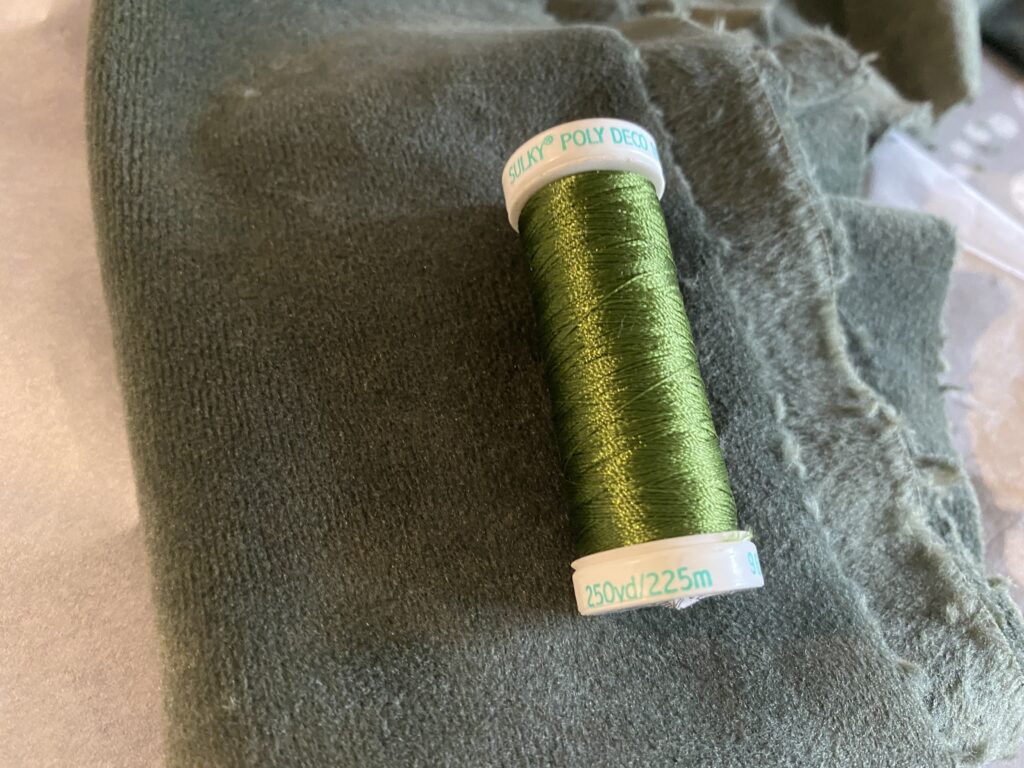 pair thread with fabric for wrap