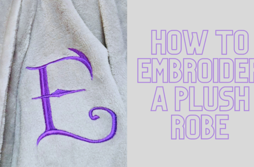 HOW TO EMBROIDER A ROBE