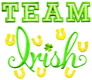 Feeling Lucky design - Team Irish