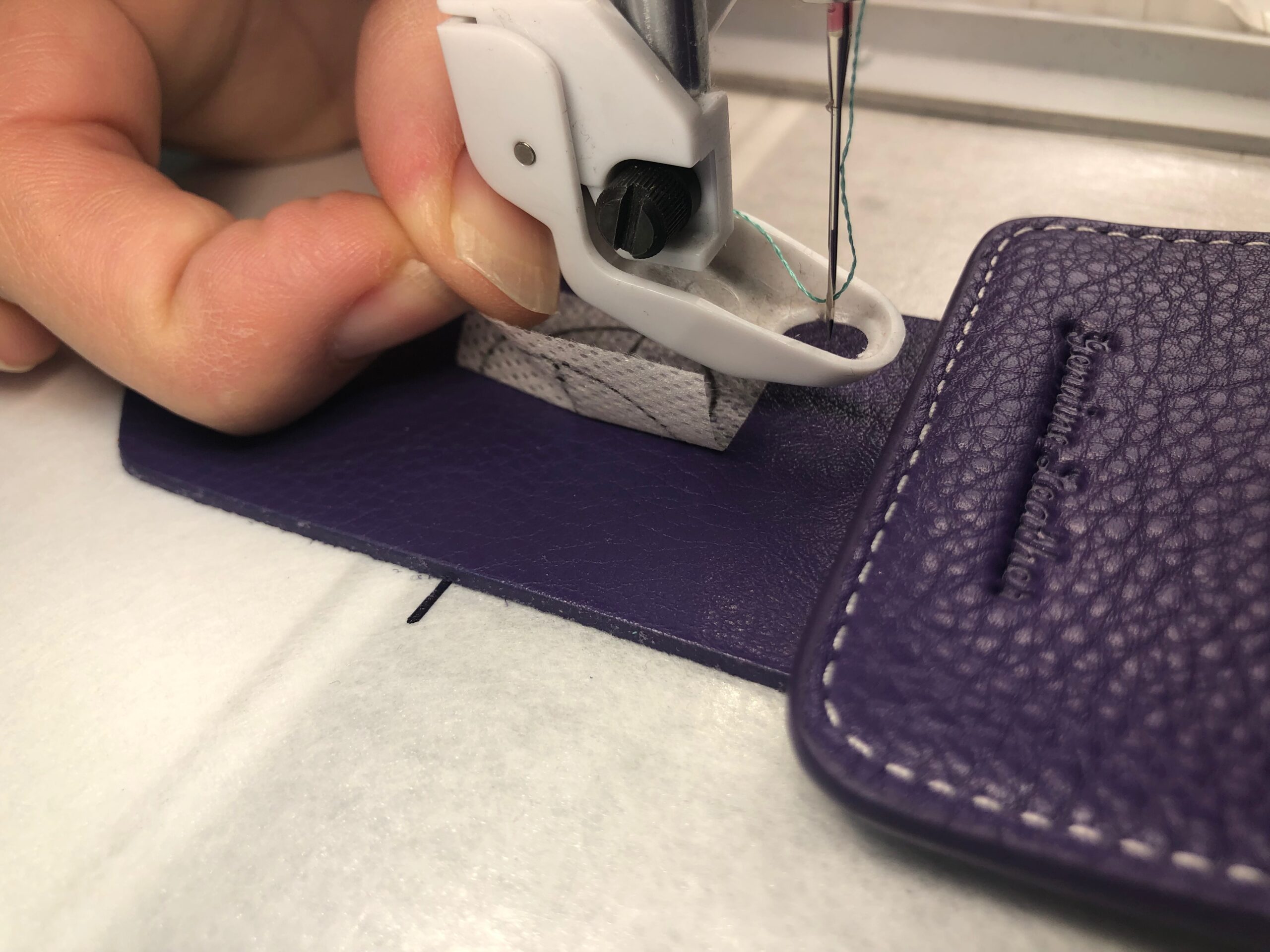 remove embroidery placement sticker from luggage tag