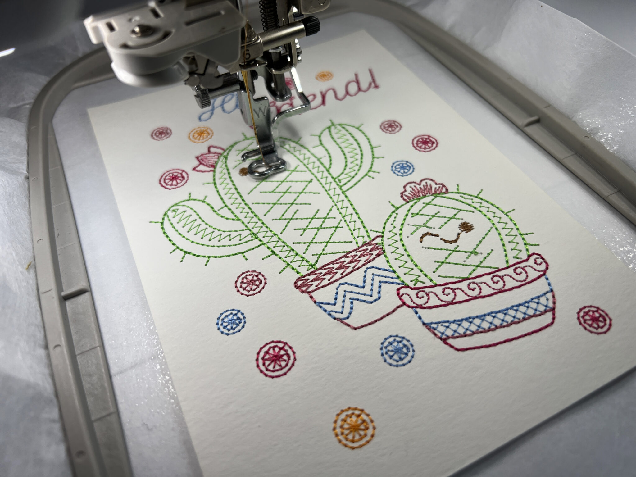 Embroidered Greeting Cards in the Hoop We'll Teach You How! Sulky