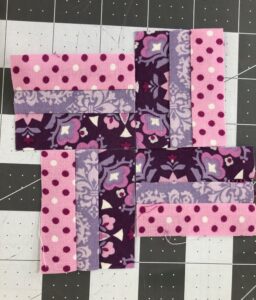 piecing plan with different fabric in center