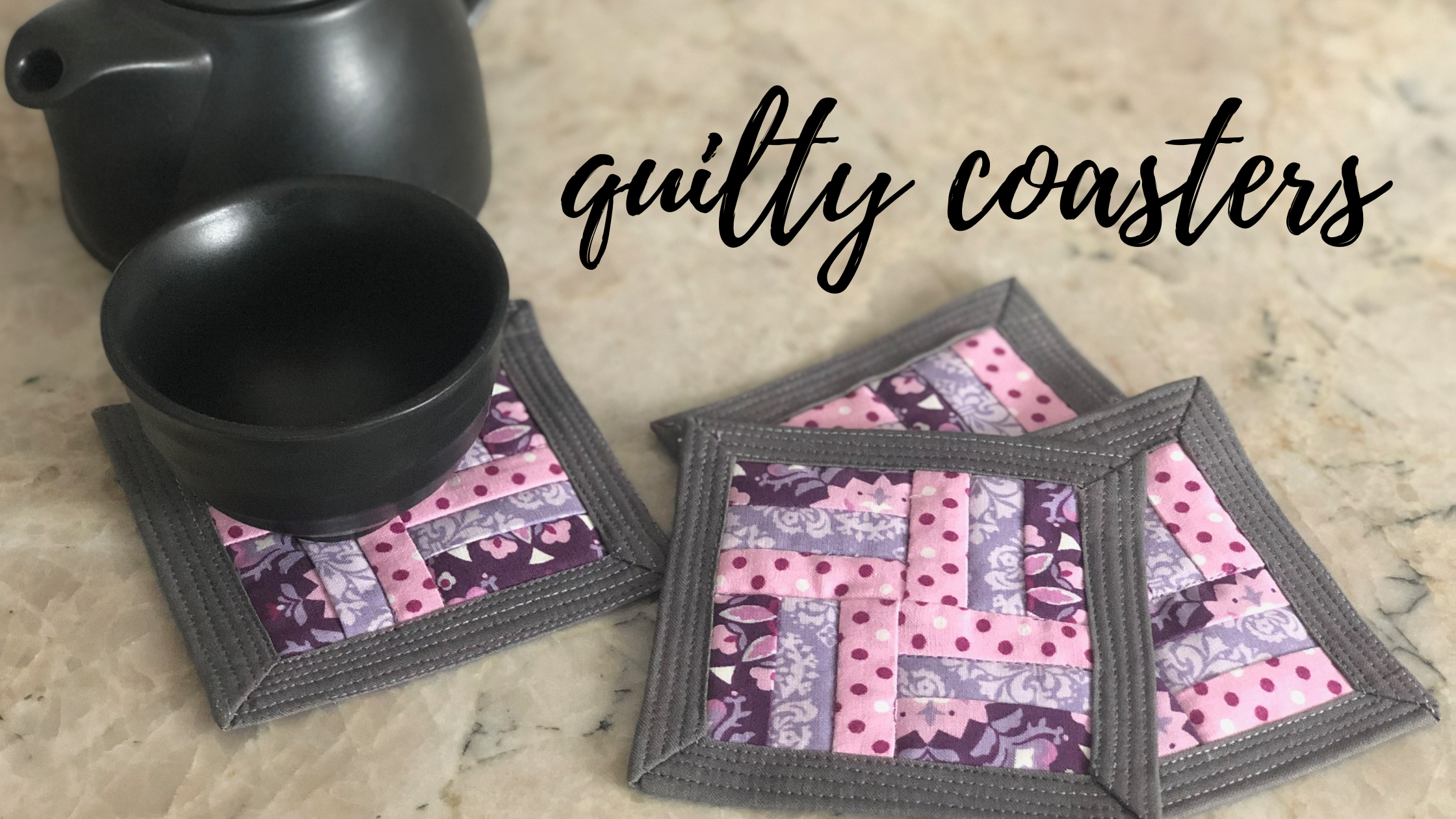 Quilted Coasters Scrap Buster Project Sulky