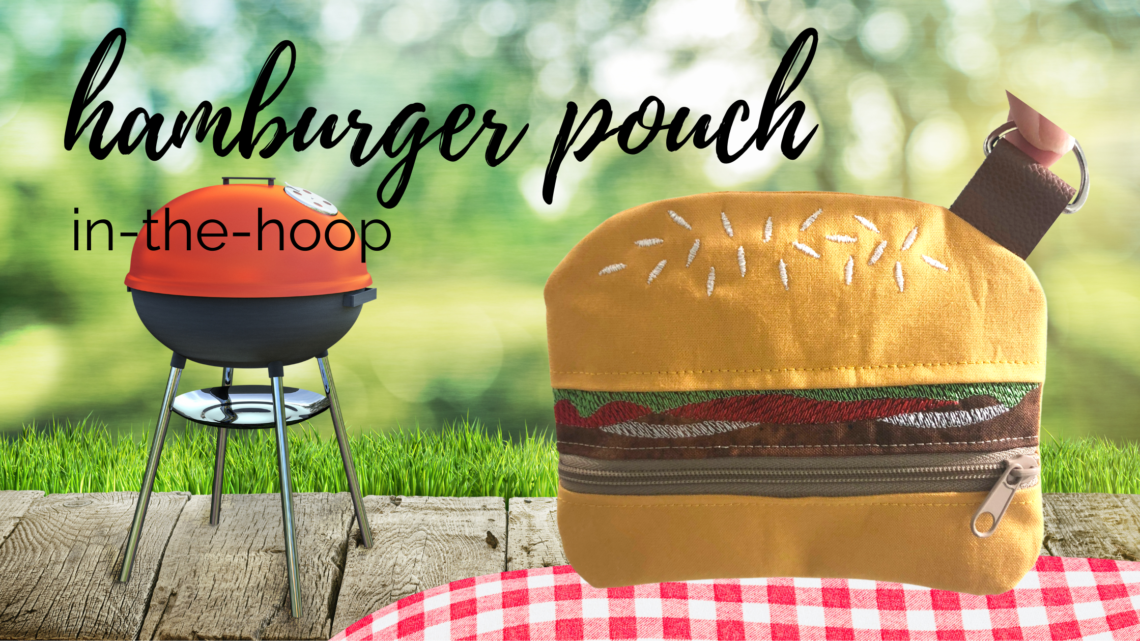 hamburger pouch in the hoop