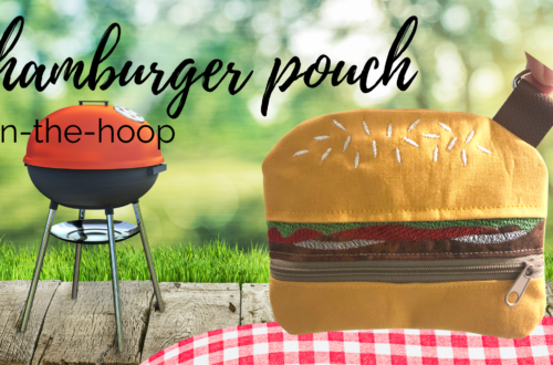 hamburger pouch in the hoop