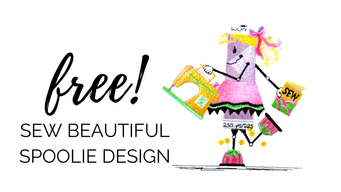 free! Sew Beautiful Spoolie Design