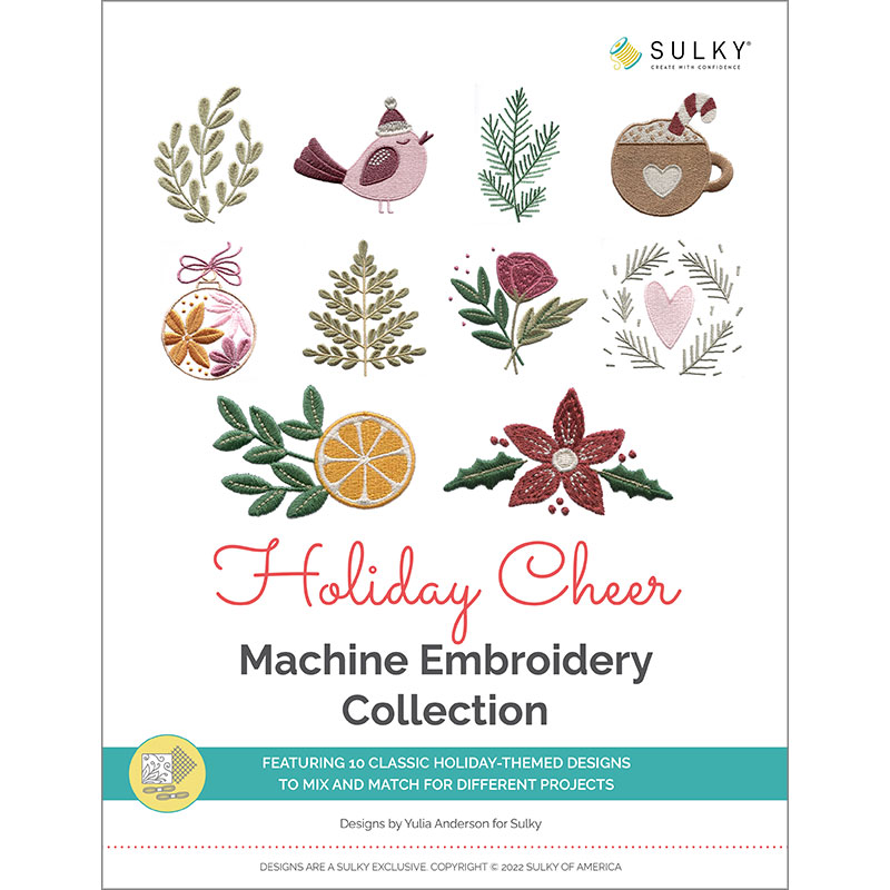 holiday cheer machine embroidery collection cover image