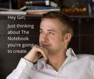Notebook Embroidery Sewing Session - Hey Girl
