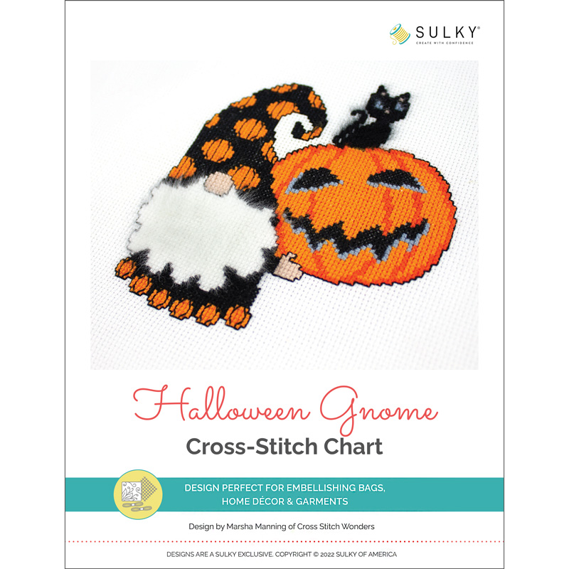 Sulky Halloween Gnome Chart