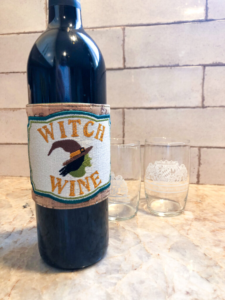 witch wine label