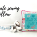 celebrate sewing mini pillow