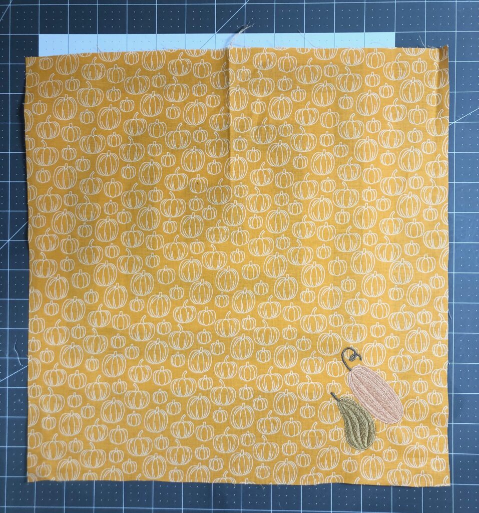napkin front fabric with embroidery