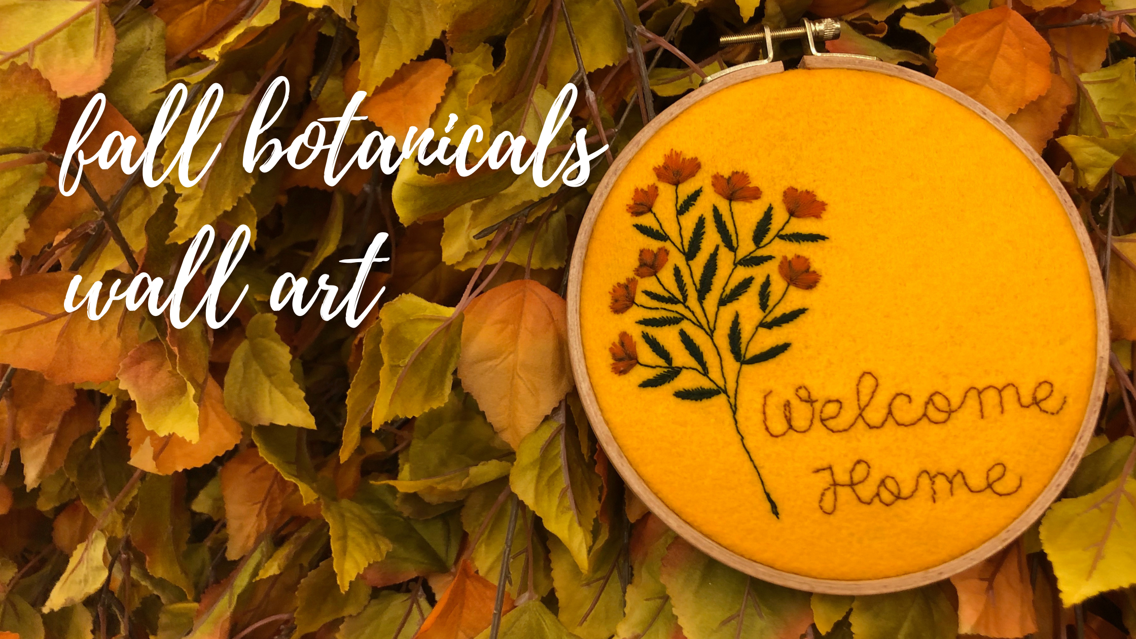 fall botanicals wall art
