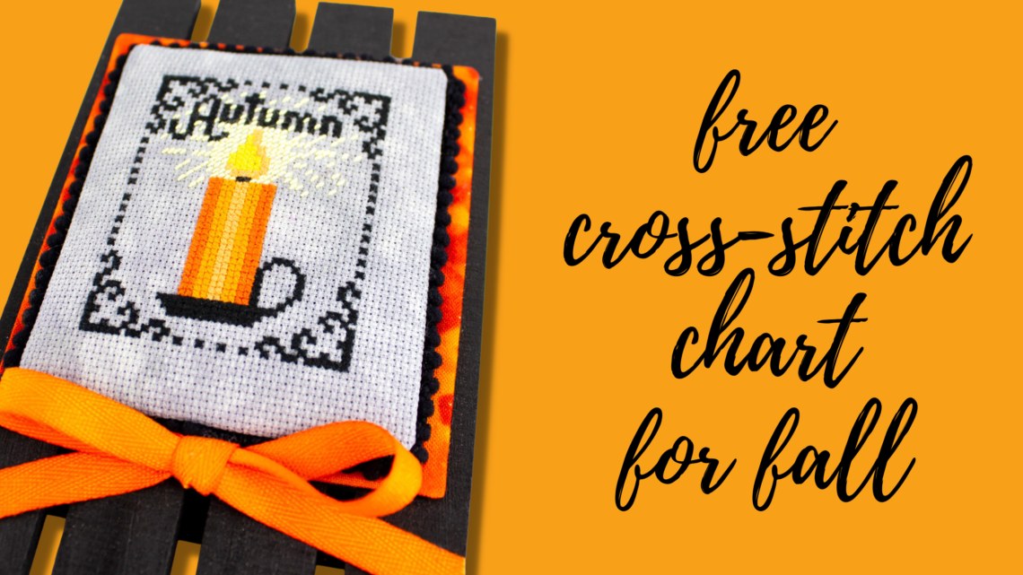 free cross-stitch chart for fall