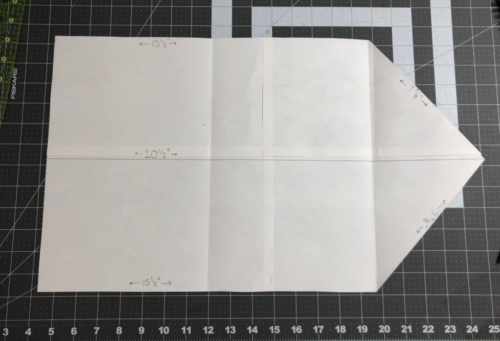 cork fabric envelope pattern