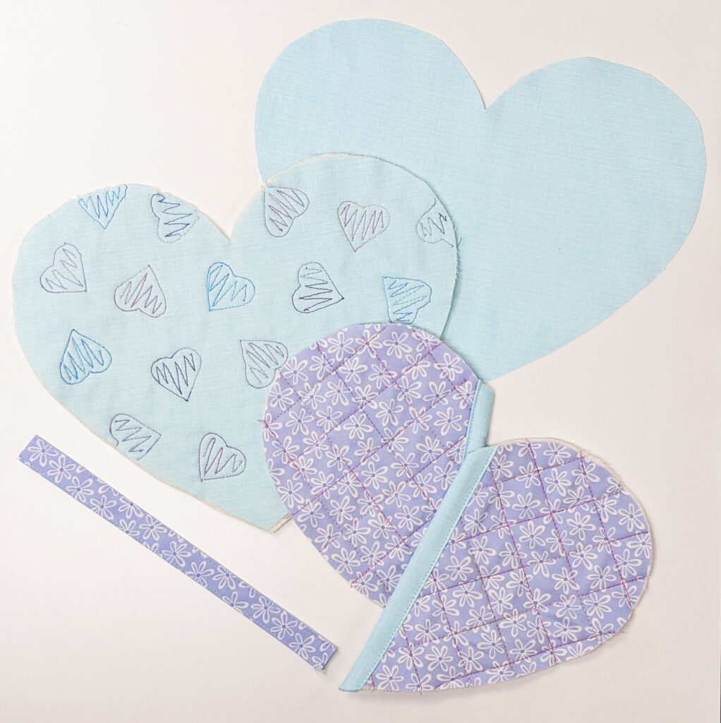 quilted heart pot holders