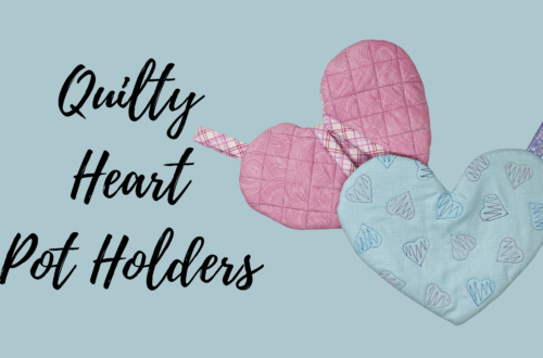 Quilted Heart Pot Holders