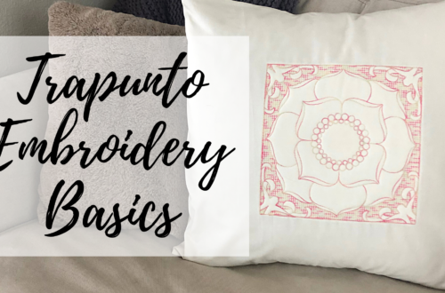 Trapunto Embroidery Basics