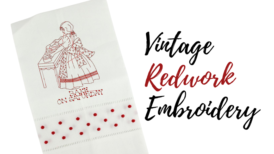 Vintage Redwork Embroidery