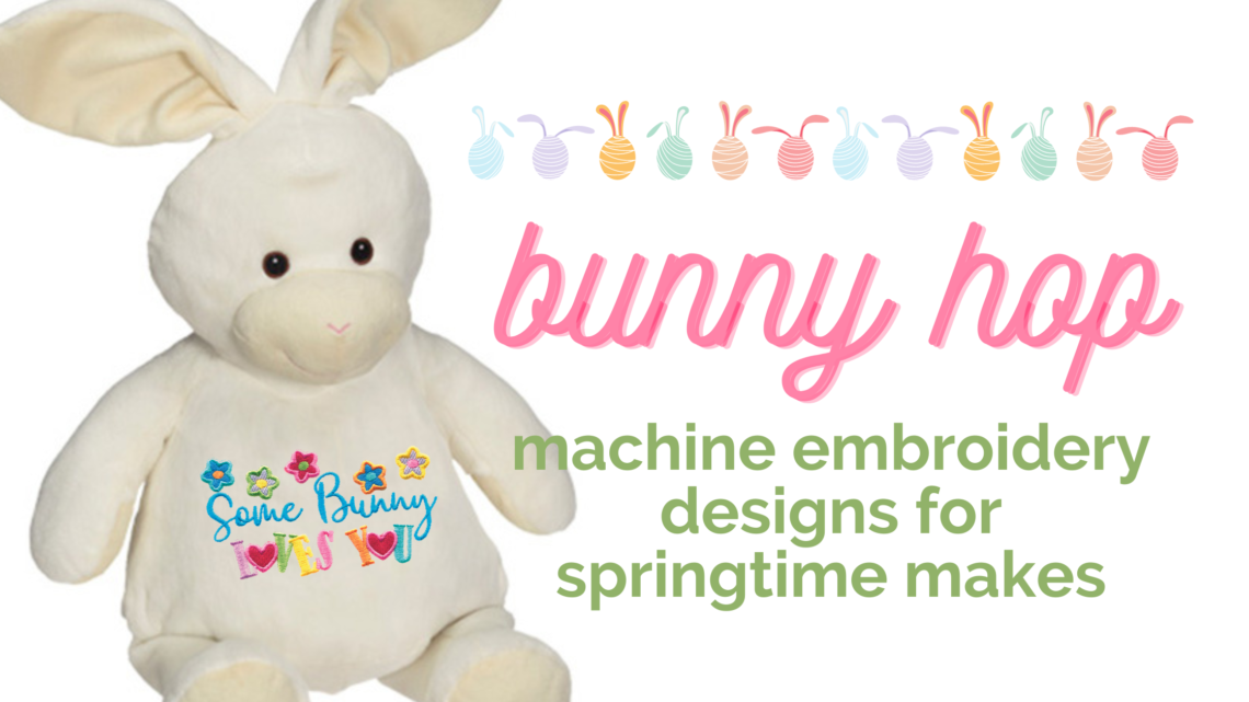 Bunny Hop Machine Embroidery Designs