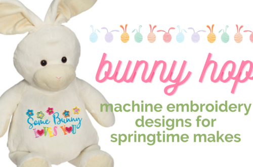Bunny Hop Machine Embroidery Designs