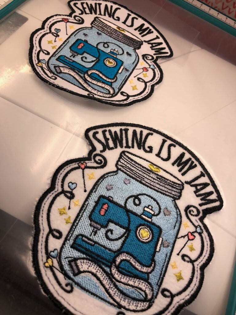 Sewing is My Jam Patches in Felty and Twilly