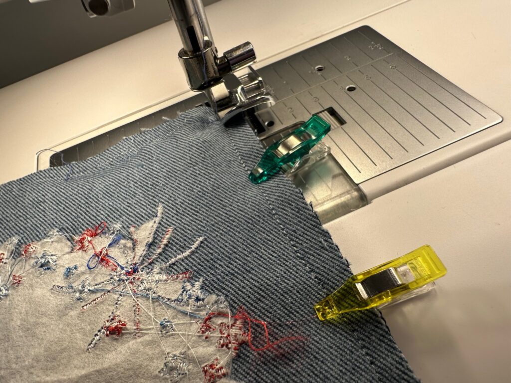 stitch pillow fabrics together