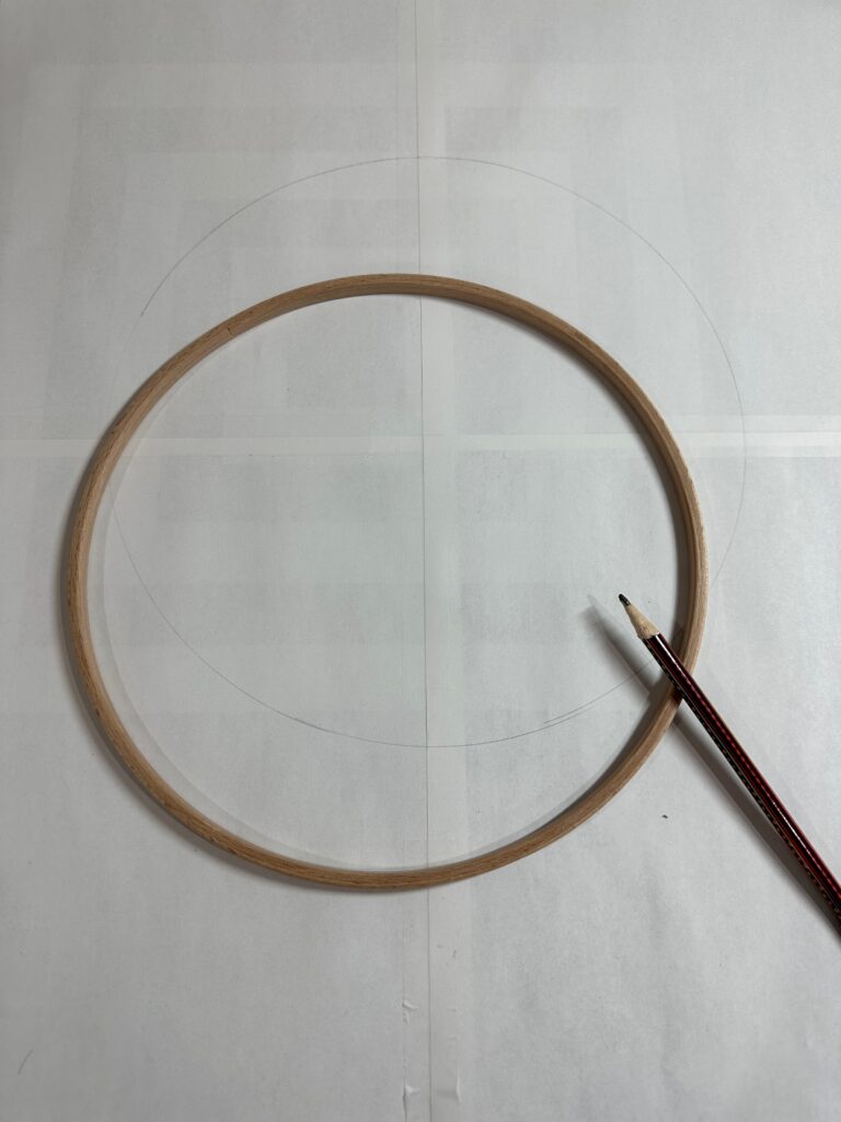 draw circle for placemat