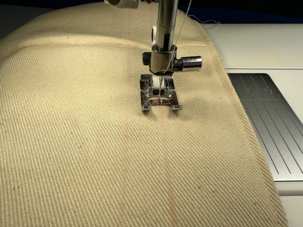 stitching casing seams