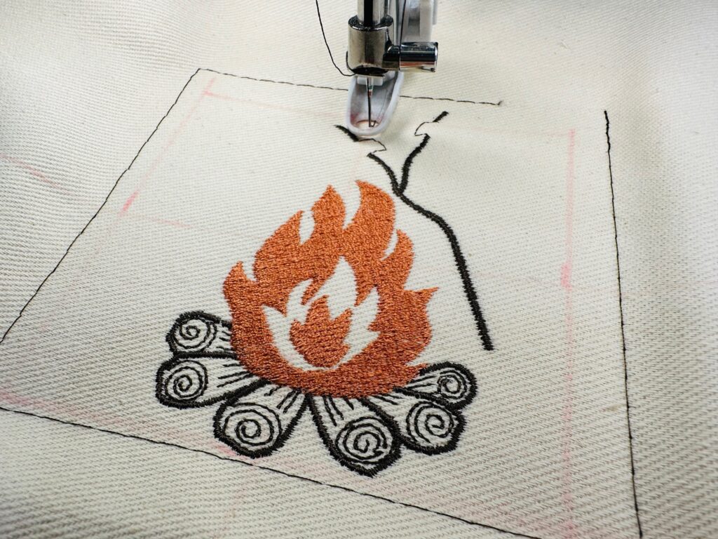 begin embroidery