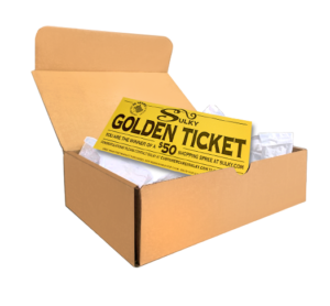 golden ticket mystery box