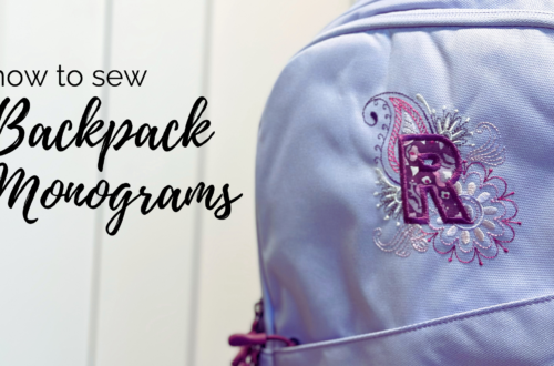 Personalized Backpack Monograms