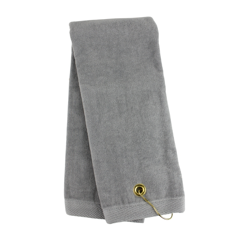 gray golf towel