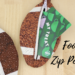 Football Zip Pouches